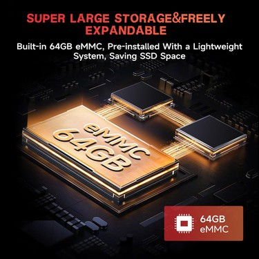Beelink ME Mini N95 İşlemci, 12GB Ram, 1TB SSD, 2x2.5G Fiyatı