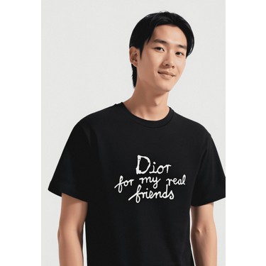 Nakış Yazı Detaylı Siyah Erkek T-Shirt Nw Fiyatı