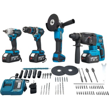 Kimmeer Plus 4'lü Profesyonel Şarjlı Makine Seti Fiyatı