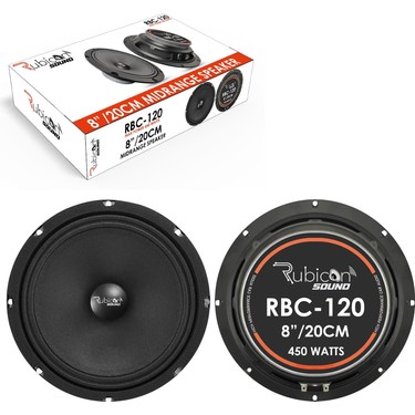 Rubicon Sound RBC-120 20 cm Midrange Araba Hoparlörü ( Çifti Fiyatı
