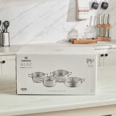 Karaca Alaz 8 Parça Çelik Tencere Seti Fiyatı - Taksit Seçenekleri