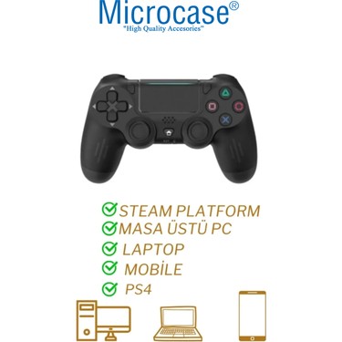 Microcase Ps 4 Joystick Tablet Telefon Pc Uyumlu Titreşimli Fiyatı