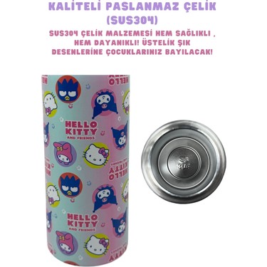 Wiggle 600ML Hello Kitty - Kuromi & Friends Lisanslı Pipetli Fiyatı