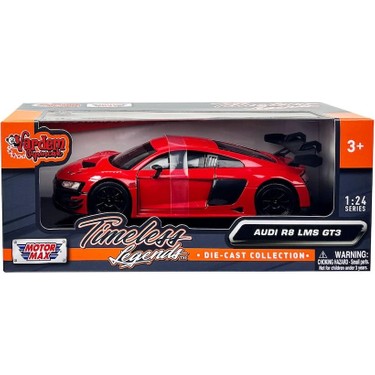 Motormax Audi R8 Lms Gt3 Kırmızı 1/24 Model Araba Fiyatı