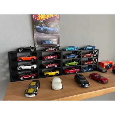 1/64OYUNCAK Araç Uyumlu 12 Li Duvar Garajı (Hot Wheels Fiyatı
