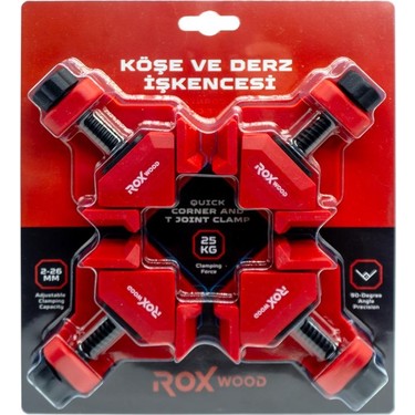 Rox Wood 0302 Köşe ve T-Tipi Bağlantı Hızlı Işkence Seti Fiyatı