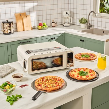 Karaca Vintage Craft Pizza Makinesi ve Airfryer Cream Fiyatı