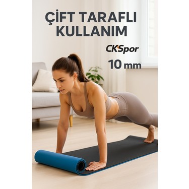 CK Spor 10 mm Çift Taraflı Pilates Yoga Minderi Spor Pilates Fiyatı