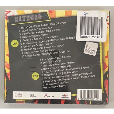 Kral Pop Hit 2014 2 CD 20 Şarkılık CD (Jelatininde Sıfır Fiyatı