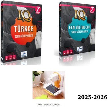 Paraf 7. Sınıf Iq Türkçe ve Fen Bilimleri Soru Bankası Seti Kitabı