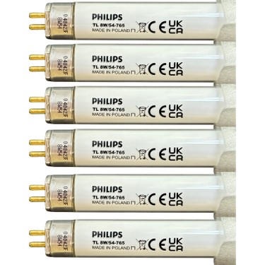 6 Adet) Philips 8W 765 Beyaz Işık (6500K) G5 duylu T5 Fiyatı