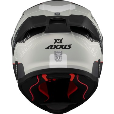 Axxıs Motosiklet Kaskı Fenıx Ork C2 Black-Whıte Matt Gloss Fiyatı