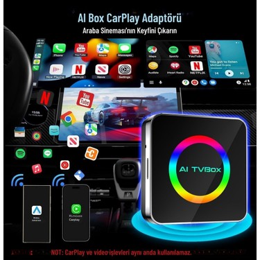 Araç Carplay Ai Box Uyumlu Kit Youtube, Netflix Android Auto Fiyatı