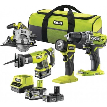 Ryobi RCK184-252S 18V 4'lü Akülü Set Darbesiz Vidalama + Fiyatı