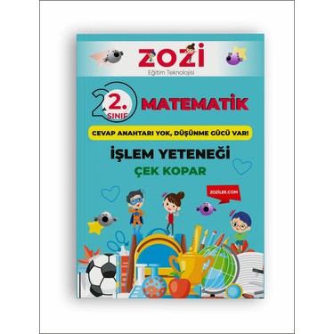 Zoziler 2. Sınıf Matematik Işlem Yeteneği – Çek Kopar Kitap Kitabı