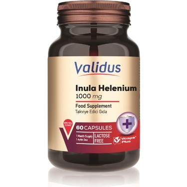 Validus Inula Helenium 1000 Mg 60 Capsules (ANDIZ EXTRACT) Fiyatı