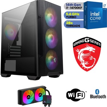 MSI Msı-Şafak-Gaming Pc Ddr5-Ekran Kartsız– Intel I7 14700KF Fiyatı