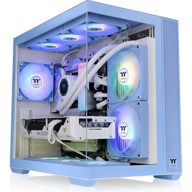Thermaltake View 380 Hydrangea Blue 4x12cm ARGB Fanlı Fiyatı