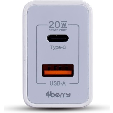 AD88 20W Çift USB Şarj Adaptörü - Hızlı Şarj Cihazı Beyaz Fiyatı
