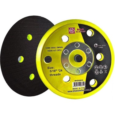 ポチ Ekzantirik Zımpara Polisaj Tabanı Cırtlı 6 Delikli 150MM Fiyatı