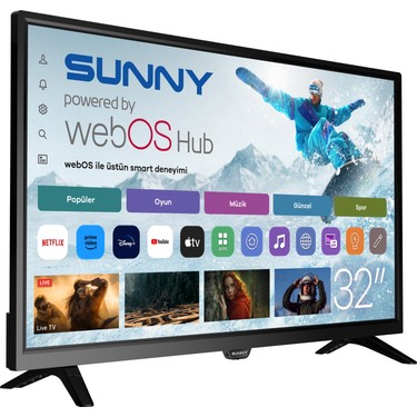 Sunny SN32DAL540 32 81 Ekran Dahili Uydu Alıcılı HD Ready Fiyatı