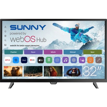 Sunny SN32DAL540 32 81 Ekran Dahili Uydu Alıcılı HD Ready Fiyatı