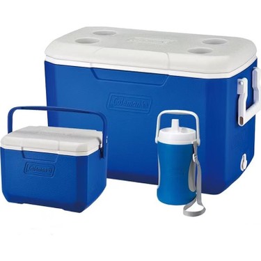 Coleman 3-Piece Cooler Combo 48 Qt 45.4 Lt Bl Combo 5 Qt 3 Fiyatı