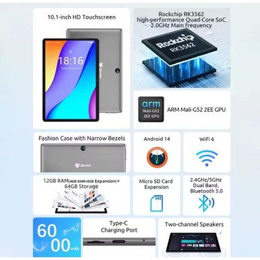 Bmax Android 15 Maxpad I9 Plus 10.1 Inç 1280*800 IPS Hd Fiyatı