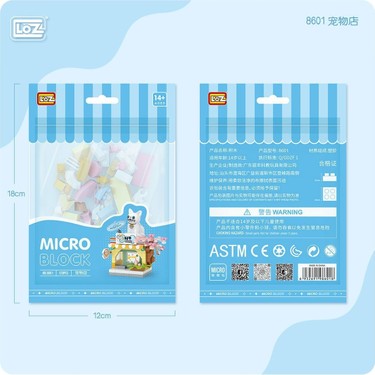 Loz 8601 Mikro Blok Çanta Pet Shop Fiyatı - Taksit Seçenekleri