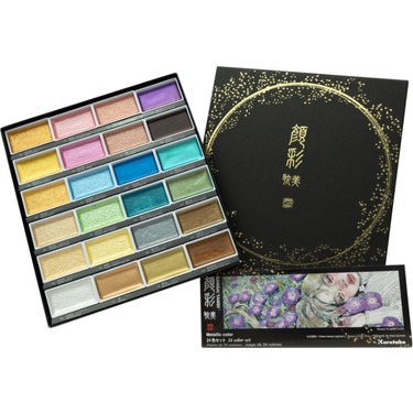 Zig Kuretake Gansai Tambi Metallic Colors Yaldız Tablet Sulu Fiyatı