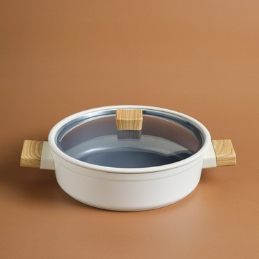 Karaca x Refika Swiss Crystal Creamy Wood 26 cm Karnıyarık Fiyatı