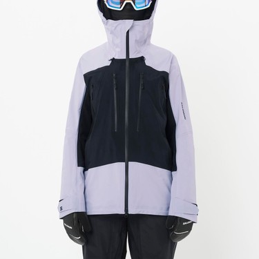 未使用品 SALOMON SPELL × COSMIC 138 Salomon Scrambler Gore-Tex Kadın Kayak Montu Cosmic Sky Fiyatı