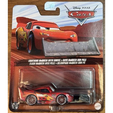 Disney Pixar Cars Lightning Mcqueen With Shovel Metal Fiyatı