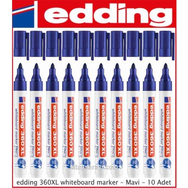 Edding 360 XL Mavi Tahta Kalemi 10'lu Kutu Fiyatı