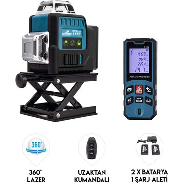 Lazer Terazi + Lazer Metre & Tripot MK12 Fiyatı