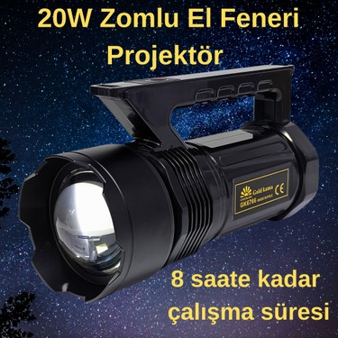 212 Farissu Gold Kama GK6766 20W LED Uzun Mesafe Şarj Fiyatı