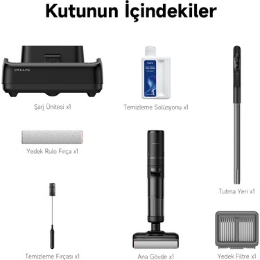 Dreame H12 Pro FlexReach Islak ve Kuru Süpürge, 18.000 Pa Fiyatı