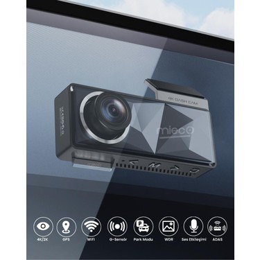 Mieco A11 Wifi/ 4K Uhd/ 150° Ultra Geniş Açı/ Gps/ Adas/ Fiyatı