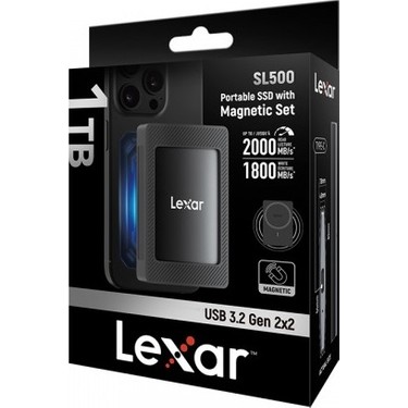 Lexar SL500 Manyetik 1TB 2000MB/sn Taşınabilir SSD Fiyatı