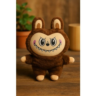 Labubu Peluş Oyuncak - Yumuşacık Kahverengi - Trend Labubu - Fiyatı