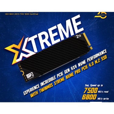2tb M.2 Pcıe Gen4 Nvme SSD 7500MB Okuma 6800MB Yazma Fiyatı
