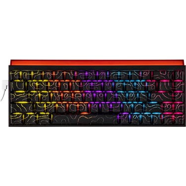 Ajazz Nacodex Nk-68 Kontur Desenli Kablolu Ergonomik Mekanik Fiyatı