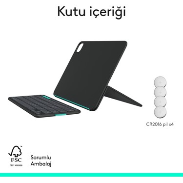 Logitech Flip Folio iPad Pro 13 Inç (M4), iPad Air 13 Inç Fiyatı