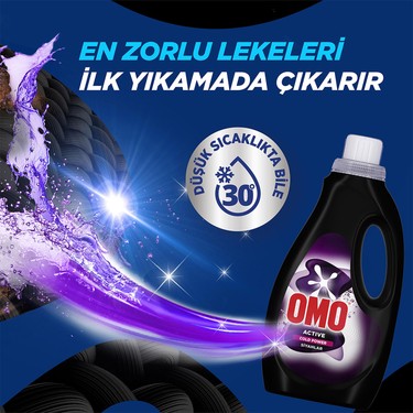 Omo Active Fresh Cold Power Renkliler Sıvı Deterjan 1500ML Fiyatı