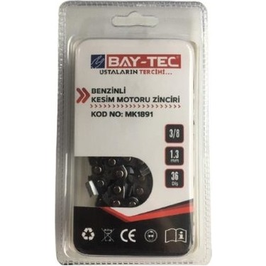 Bay-Tec MK1891 Benzinli Kesim Motoru Zinciri 3/8 1.3 mm 36 Fiyatı