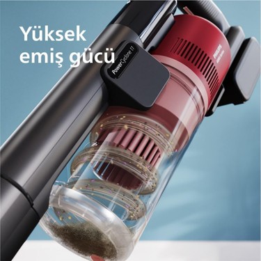 Philips XC6552/01 Kablosuz Dikey Süpürge 6000 Serisi +Azur Fiyatı