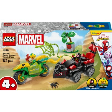 LEGO ® ǀ Marvel Spin ve Electro Dinozor Aracı Takibi 11198 - Fiyatı