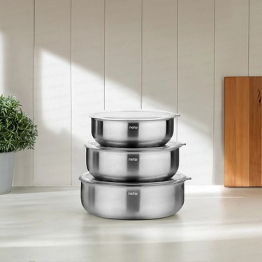 【最終在庫】フレーバー化粧品 6個セット Nehir Silver Çelik 6 Parça Saklama Kabı Fiyatı - Taksit Seçenekleri