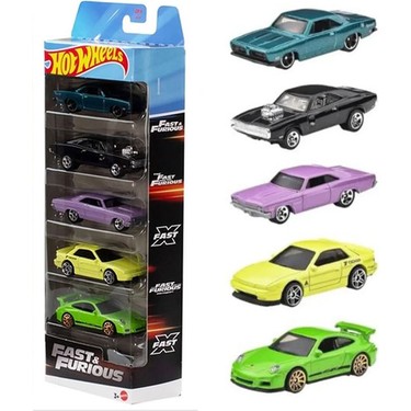 Hot Wheels Fast & Furious Temalı Beşli Araba Seti (2025) Fiyatı