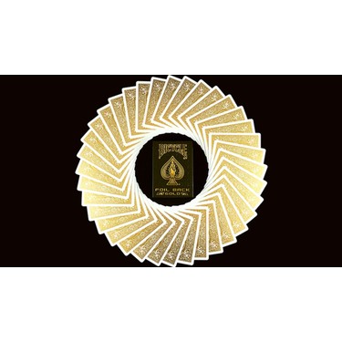 Bicycle Metalluxe Gold Playing Cards Limited Edition Fiyatı